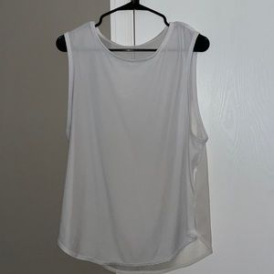 Mesh white Fabletics tank top